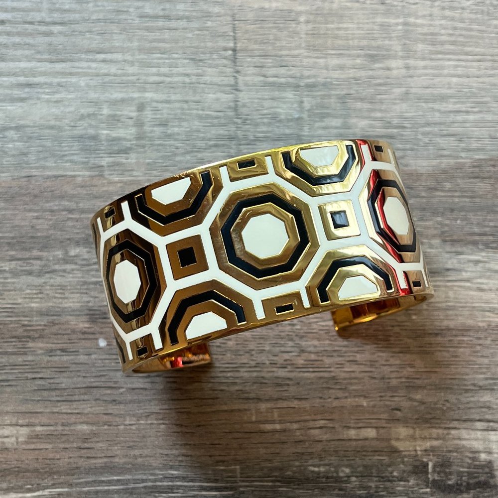 Tory Burch Cuff Bracelet - Hexagon